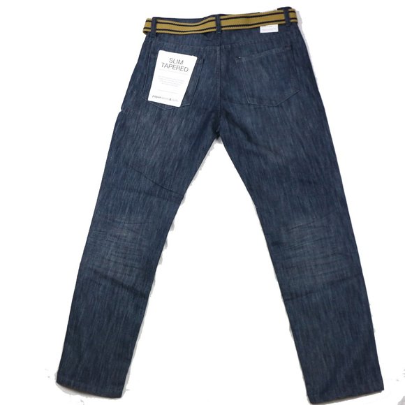 Paper Denim Cloth Slim Tapered Jeans Dark 30 x 30 - Picture 2 of 3